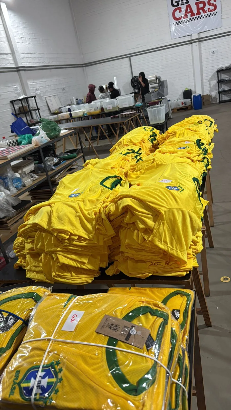 Camiseta oficial do Brasil em algodão premium